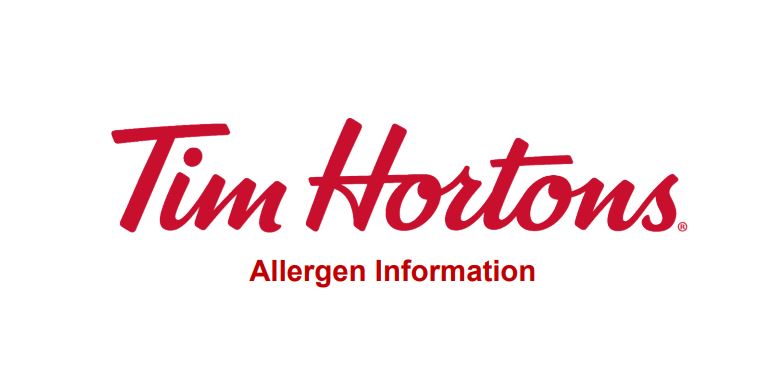 Tim Hortons Allergen Menu