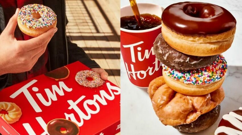 Tim Hortons Donut Menu