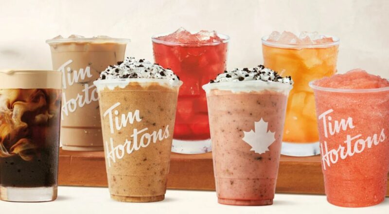 Tim Hortons Drink Menu