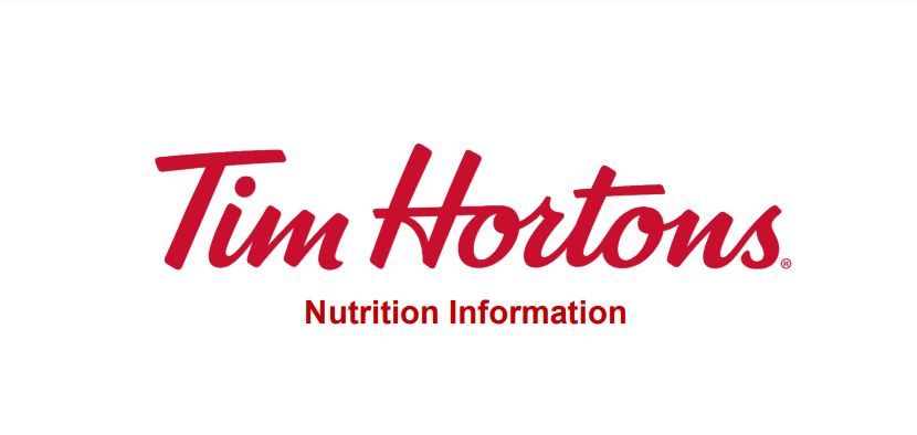 Tim Hortons Nutrition Facts