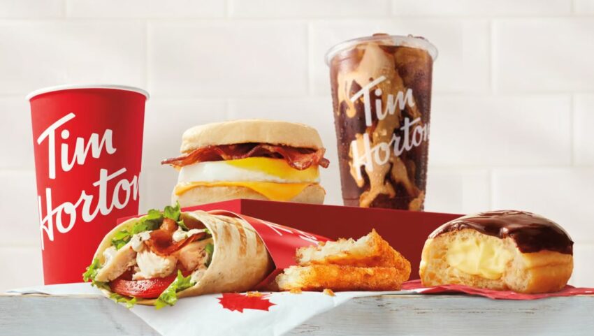 Tim Hortons Toronto Menu