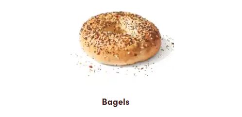 Tim Hortons Kamloops Bagels Menu with Prices