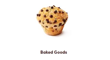 Tim Hortons Kamloops Baked Goods Menu with Prices