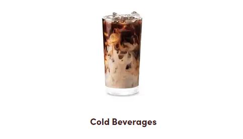 Tim Hortons Kamloops Cold Beverages Menu with Prices